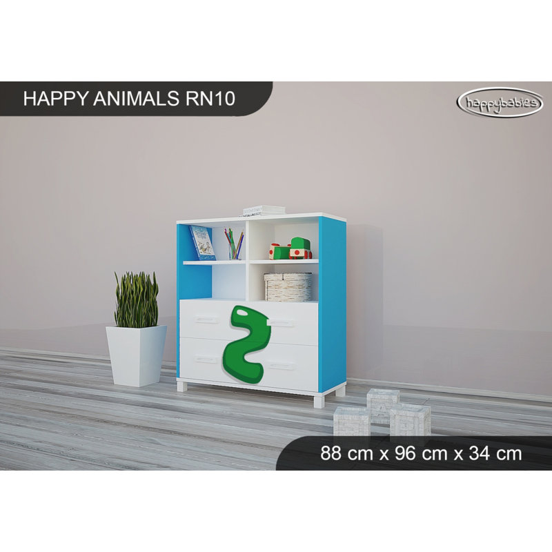 88cm W Kids Cube, Blue