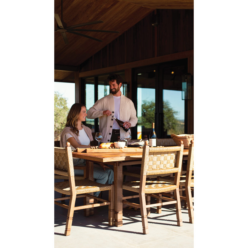 Vaterra Outdoor Teak Dining Side Chair