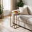 25.25" H Small Rectangular C-Shaped End Table-1006236534