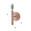 Alderic Manufactured Wood Armed Sconce-1002222468