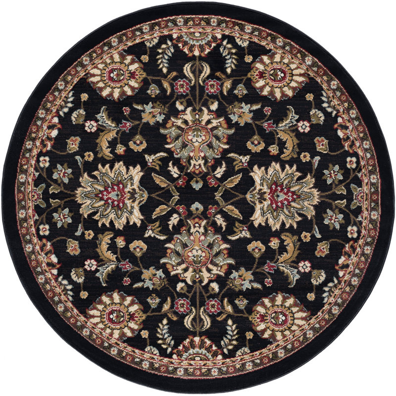Iser Transitional Area Rug, Round 7'10"