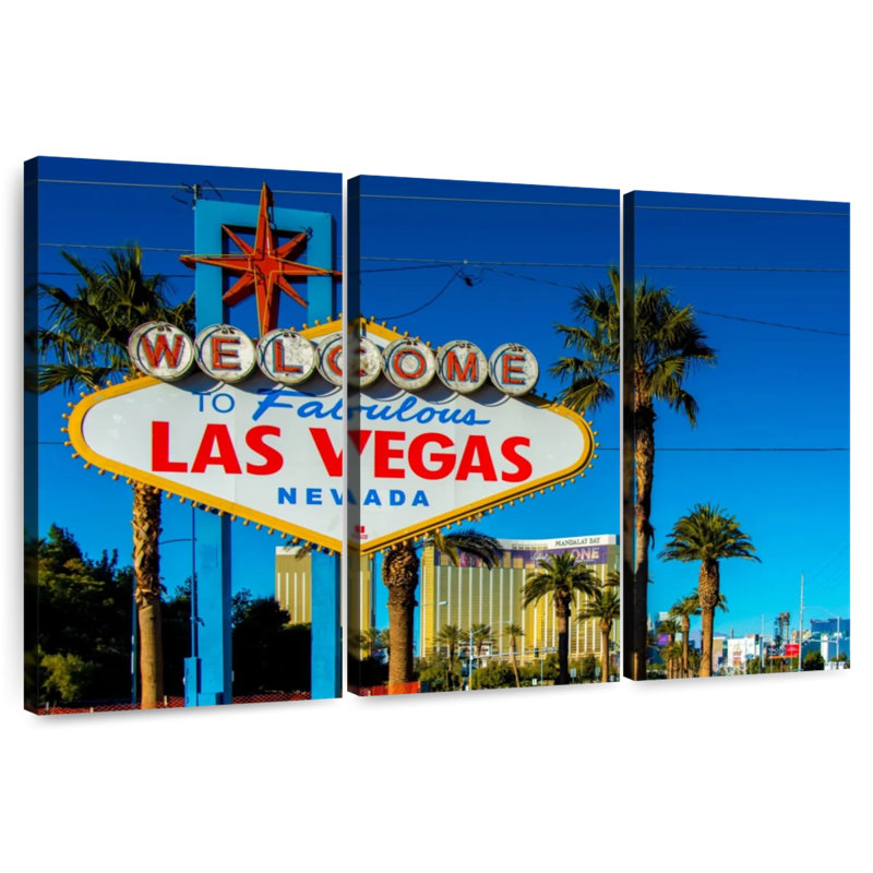 Nicci Las Vegas Welcome, H 32 po x l 50 po