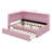 Full Size L-Shaped Daybed With Trundle, LED Lights-680973215