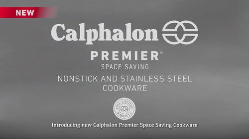 Calphalon ® Premier 10-Piece Space-Saving Stainless Steel Cookware Set
