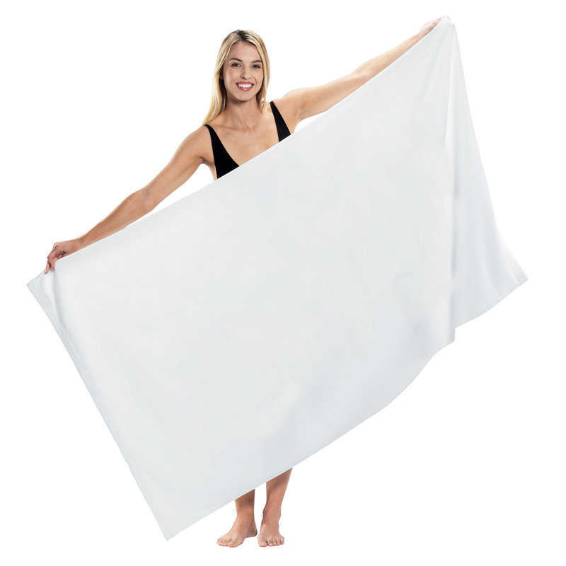 Serviette 100% coton, Blanc