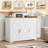 43" Modern Sideboard Buffet Cabinet With Storage