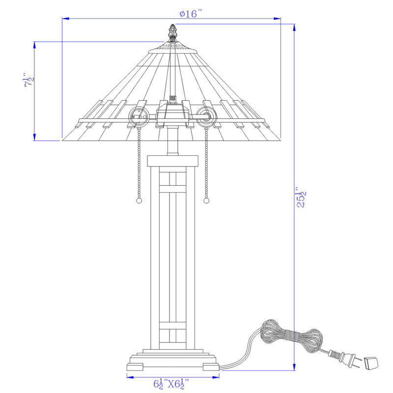 VanVleet Metal Table Lamp