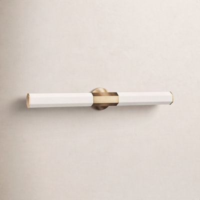 Belden Single Frosted Dimmable LED Bath Bar