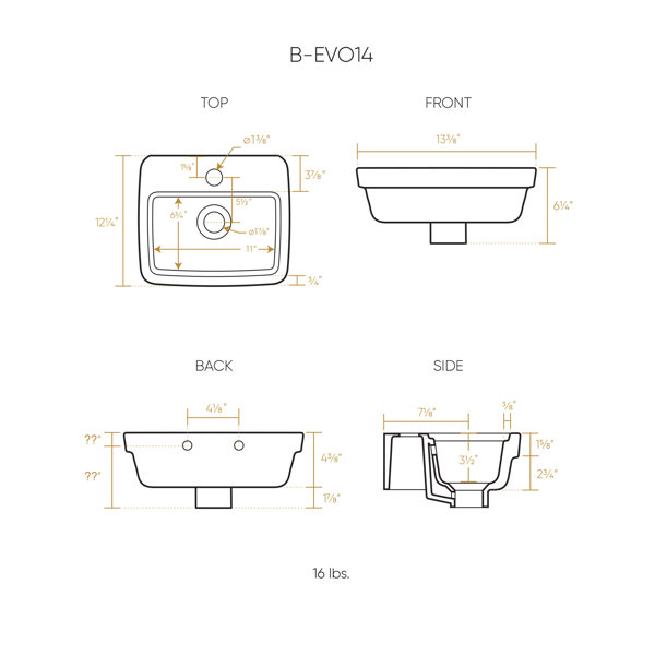 Dimensions du produit