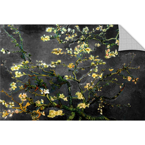 Almond Blossoms 1890 by Vincent van Gogh Sticker by Art Anthology - Pixels