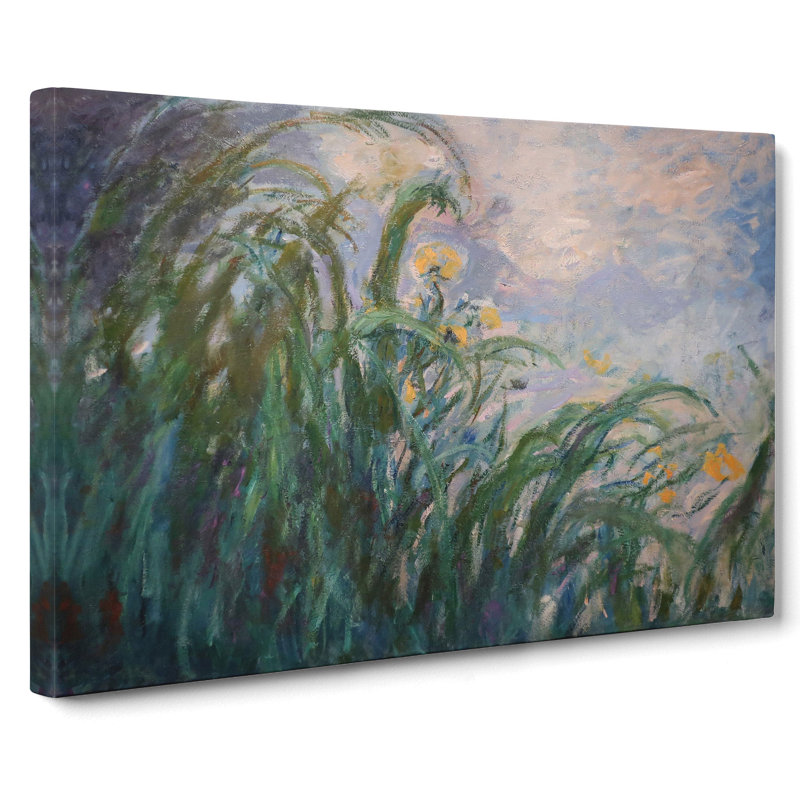 The Yellow Irises by Claude Monet - Wrapped Canvas, 35cm H x 50cm W x 3cm D