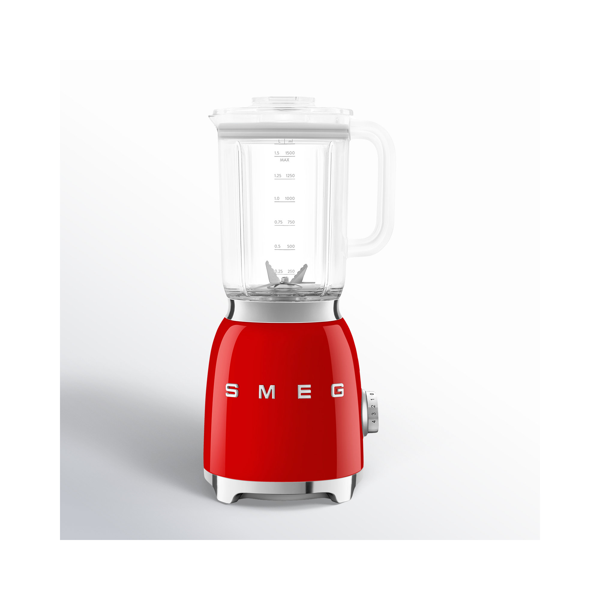 SMEG 50's Retro Style Countertop Blender, Red