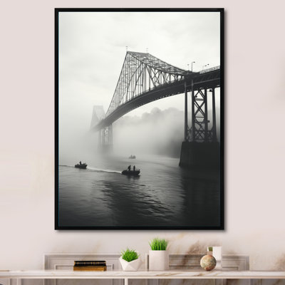" Gray Bridge In Fog II "