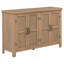 Buffet de rangement 4 portes avec tablettes réglables