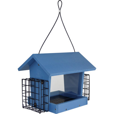 Mangeoire à oiseaux en plastique recyclé avec suif Nature's Way EcoCycle Hopper