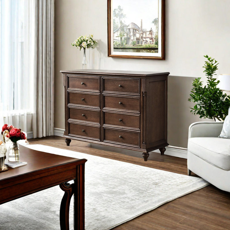 Armoire de rangement moderne et simple en bois massif