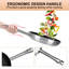 Geinbow Non Stick Saucepan Sets 5 Piece,Including 24/28Cm Frying Pan, 16Cm Milk Pan With Handle And 20/24Cm Soup Pot With Lids