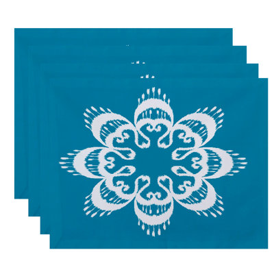 Feltner Polyester Geometric Rectangle Placemat