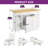 Drop Leaf Rolling Kitchen Island Cart With Pull Out Trash Can Storage Modular Kitchen Island-571810917