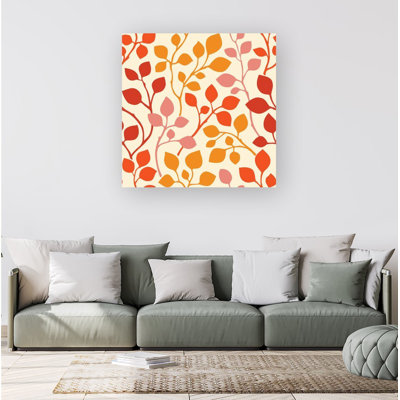 Colourful Autumn Leaves - Wrapped Canvas Print