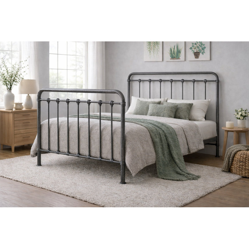 Annessia Metal Bed, Small Double (4')