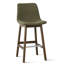 Tabouret de bar 28 po en bois massif à dossier bas 28 po (ensemble de 4)-132042879