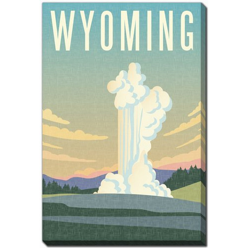 Affiche de Wyoming State, H 28 po x l 22 po