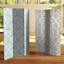 6 Ft. Tall Double Sided Ocean Damask Canvas Room Divider-1184271082
