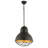 Elegant Adjustable Black Chandelier, Metal Body, 11.8 x 11.8 x 11.8 inches | Total Height: 13.8 - 53.1 inches | E27 Socket Compatible (Max 40W) | Stylish Lighting for Living Room, Dining Room, or Entryway-282880420