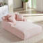 Très grande chaise longue d'intérieur, canapé rembourré en velours côtelé moderne, aucun assemblage requis, canapé-lit confortable pour le salon, le bureau-1017984959