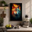 Fire And Ice Wolf Fantasy - Print-1169982210-1169982462