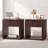 Fluted Nightstand Set of 2 With Faux Marble Top & 2" Thick Panels, 3-Sided Fluted Bedside Table Round Corner-1164591879-1164591876