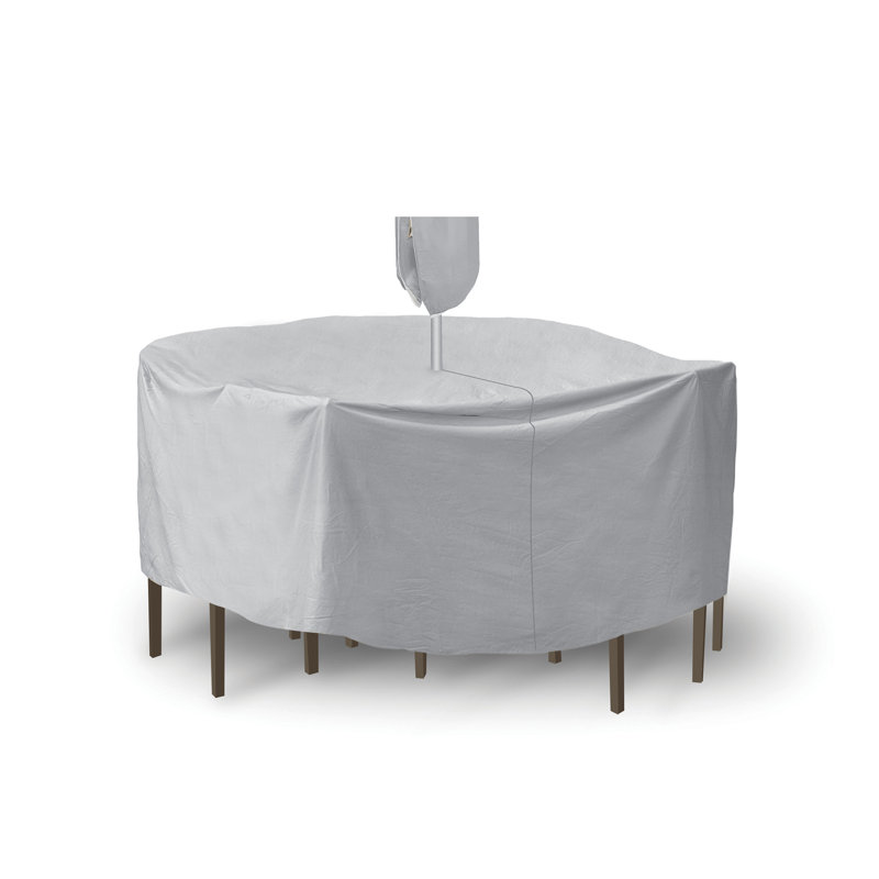 Outdoor Patio Dining Set Cover, 30" H x 108" W x 108" D, Gray