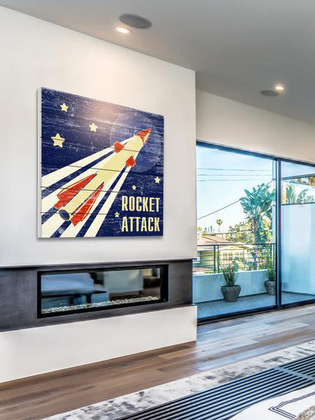 No Frame Print on Wood, 61cm H x 61cm W