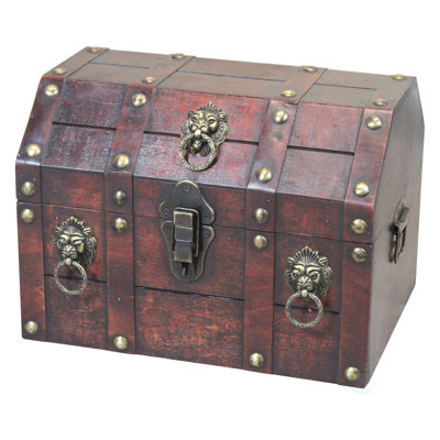 Boîte décorative en trésor pirate antique
