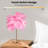 LED Feather Table Lamp With Touch Switch-1537083700