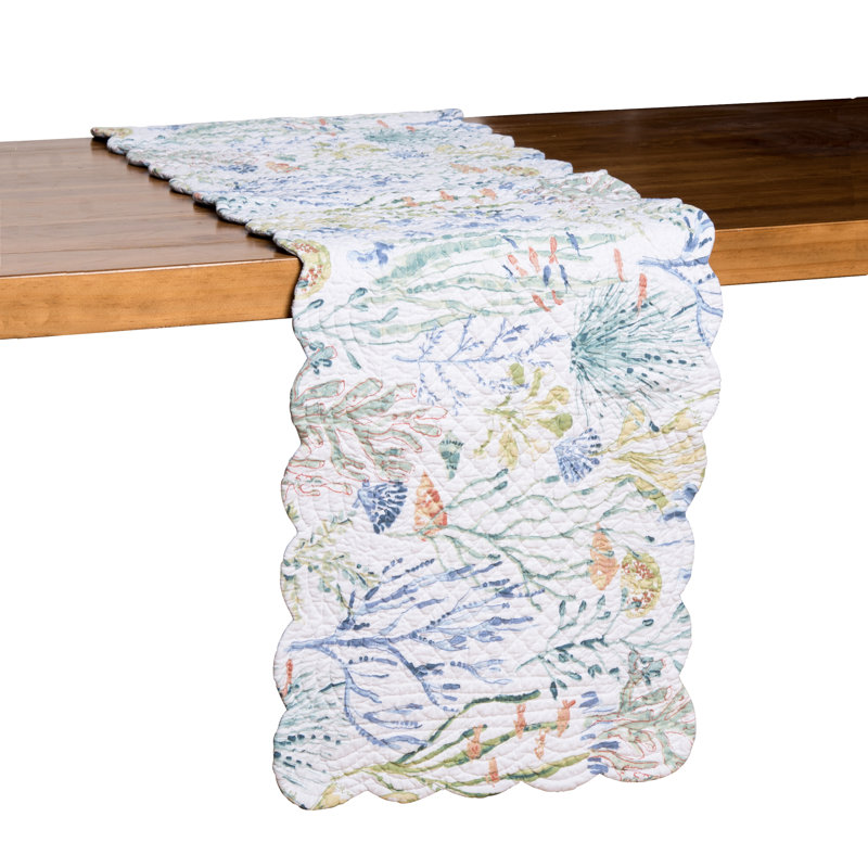 Carlotte No Pattern Cotton Table Runner