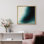 Reproduction d'art abstrait sur toile encadrée pour décoration intérieure moderne