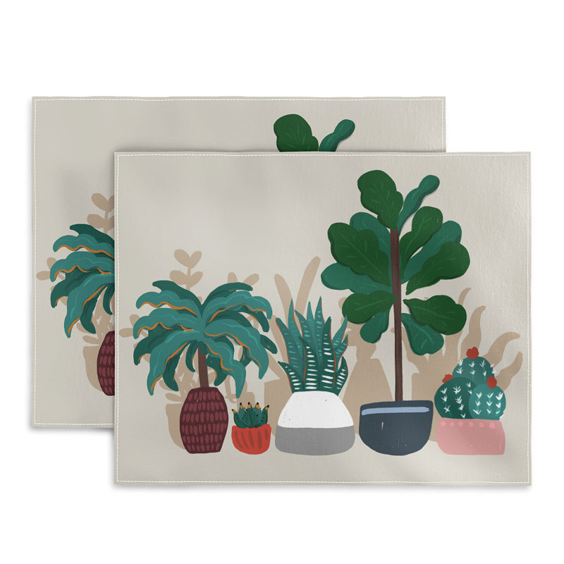 Napperon en coton 14 "Earth Day