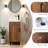 16'' Mini Free-Standing Single Bathroom Vanity With Ceramic Top-1669034109
