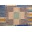 Tapis rectangulaire en laine noué à la main à motif sud-ouest de 3 pi 1 po x 4 pi 7 po Cedorah bleu / rouille