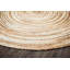 Round Dash Abstract Jute / Sisal Hand Woven Area Rug-1453532160
