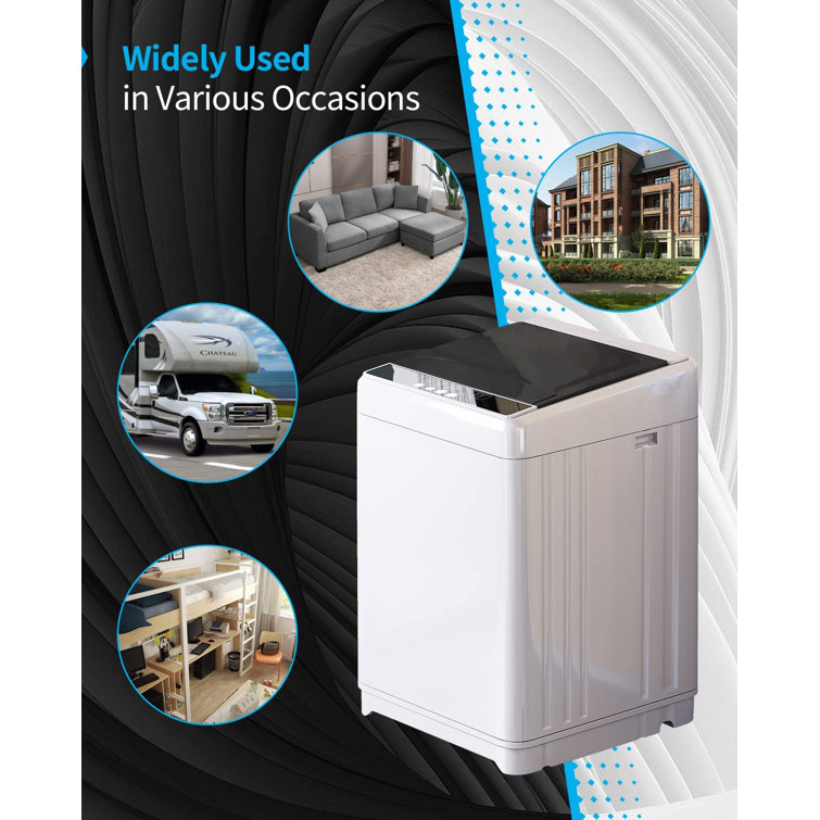 TABU Portable Washing Machine with Drain Pump, 2 in 1 Portable Washers, Laundry  Washing Machine, 28LBS Twin Tub Washing Machine for Dorms, Apartments, RVs  (Black) - Yahoo Shopping