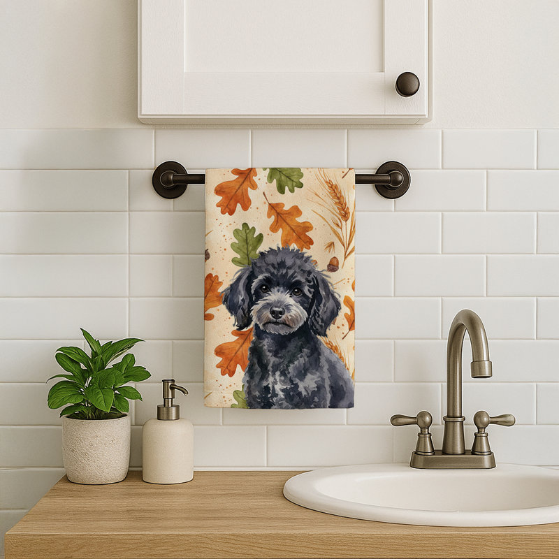 Serviette de cuisine Toy, Toy Black Poodle