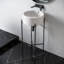 Lavabo console rond 16,5 po Monaco, lavabo blanc-100946674