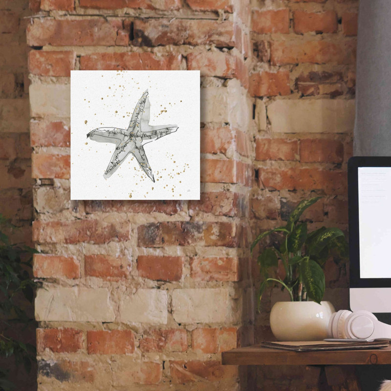 «Starfish I» par Chris Paschke, estampe numérique sur toile, H 12 po x l 12 po x P 0,75 po