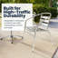 Chaise empilable en aluminium pour restaurant Nannie