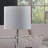 23.5" In Cale Cut-Crystal Modern Table Lamp