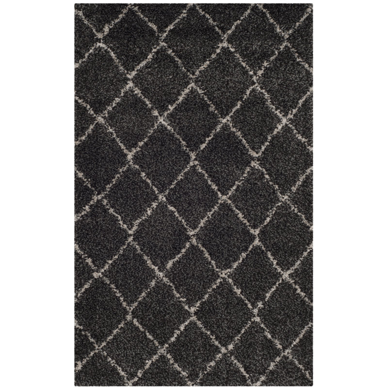 Stoneham Geometric Hand Woven Area Rug, Rectangle 91 x 152 cm