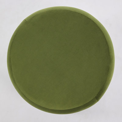 Leiani Modern 19.5" W Round Upholstered Storage Ottoman with Hidden Storage for Living Room and Bedroom